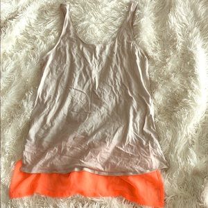 Two toned tank top